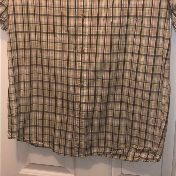 Columbia size S short sleeve plaid button down - Picture 3 of 8
